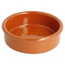 RECIPIENTES DE LOZA PARA TAPAS 150 ML Ø 10,5x2,5 CM MARRÓN ROJIZO CERÁMICA (50 UNID.)
