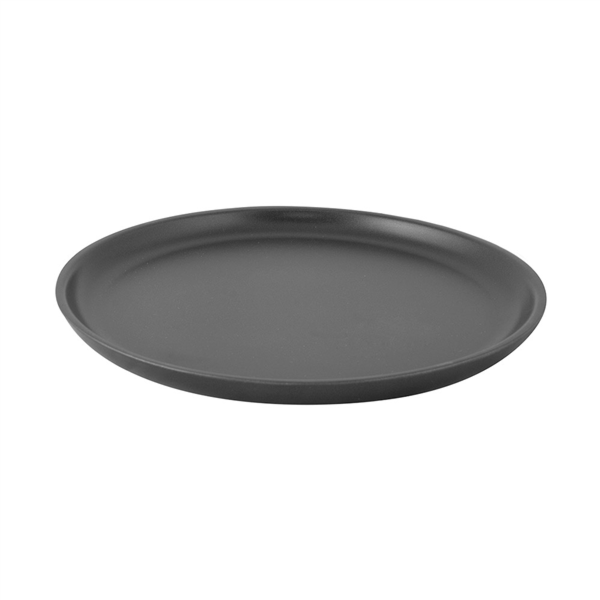 [261.96] PLATOS LLANOS 'ARTINOX' Ø 28,5x2,8 CM NEGRO INOX (1 UNID.)