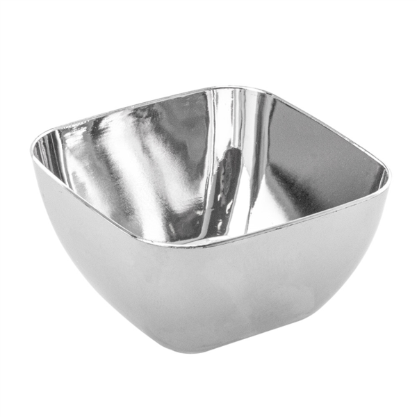 [157.23] RECIPIENTES TAPAS "RAMEQUÍN" 60 ML 5,7x5,7x3,2 CM PLATEADO PS (500 UNID.)