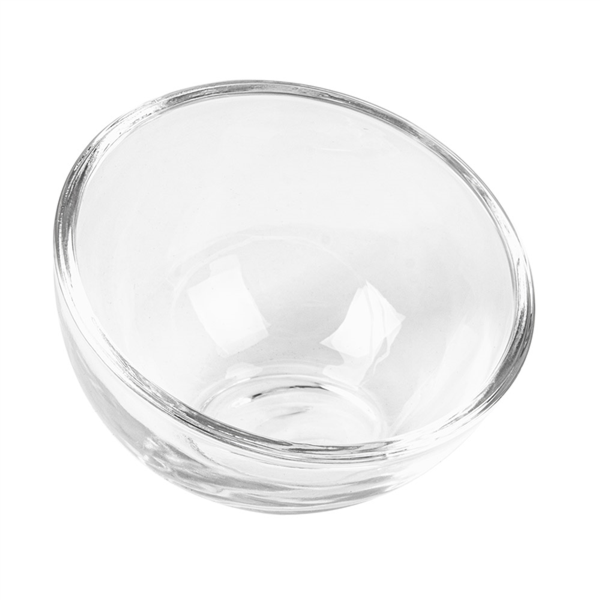 [232.65] MINI ESFÉRICO TRUNCADO 45 ML 1,5 OZ Ø7,8x5,7 CM TRANSPARENTE CRISTAL (72 UNID.)