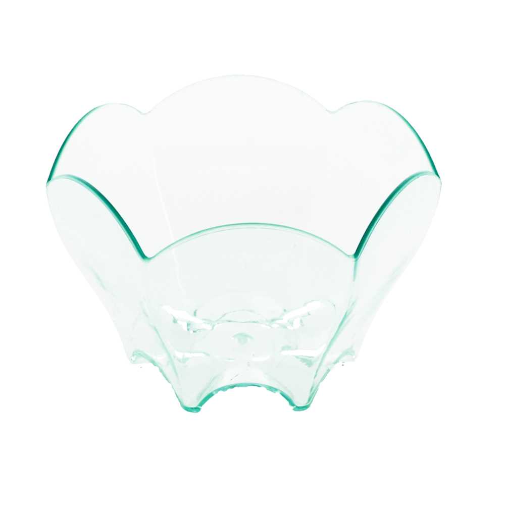 [130.04] Boles Reutilizables Tulipa Para Aperitivos Ø 6,3X4,4 Cm Verde Agua Ps (600 Unid.)