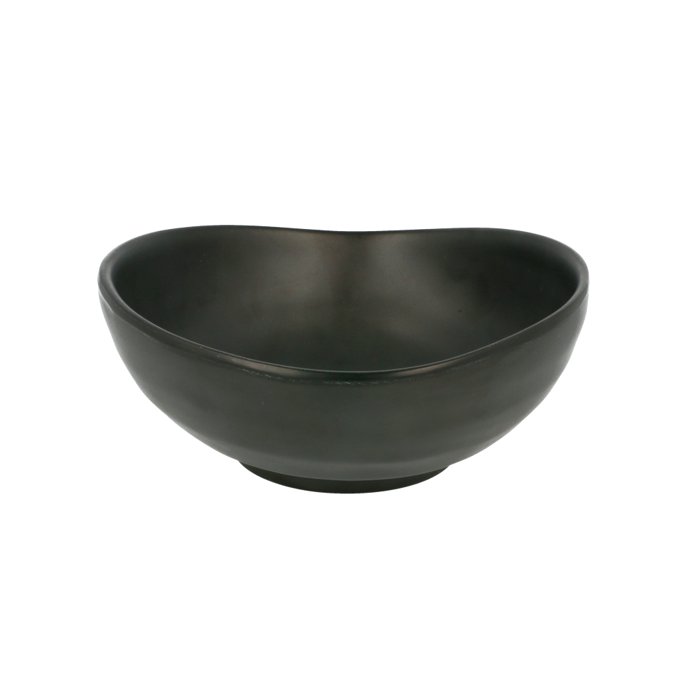 [220.10] BOLES 'ASAMI WARE' 800 ML 20,4x17x7,6 CM NEGRO MELAMINA (18 UNID.)
