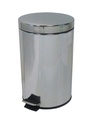 PAPELERA DE PEDAL ACERO INOXIDABLE 12L. SANITARIAS