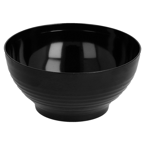 [129.88] BOLES REUTILIZABLES PARA APERITIVOS 83 ML Ø 7,2x3,5 CM NEGRO PS (720 UNID.)