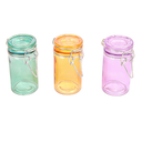CANISTER PARA APERITIVOS 70 ML Ø 4,5x8,6 CM SURTIDO CRISTAL (96 UNID.)