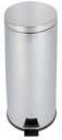 PAPELERA DE PEDAL INOX BRILLO 30L SANITARIAS