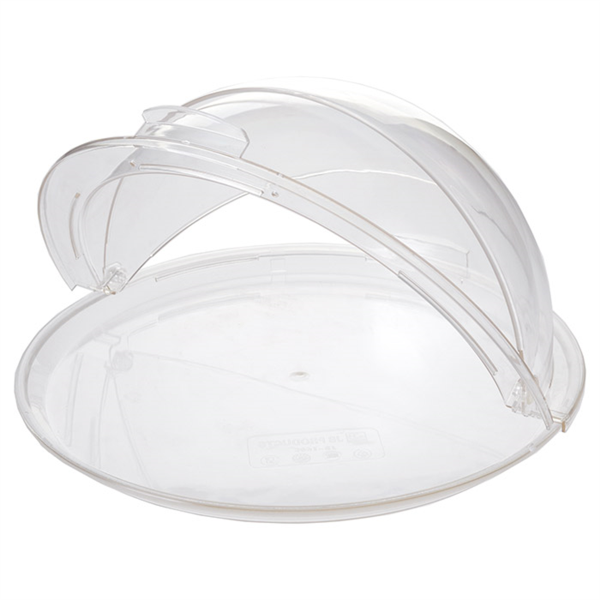 CÚPULA BASCULANTE Ø 41x19,5 CM TRANSPARENTE POLICARBONATO (1 UNID.)