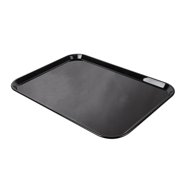 [156.68] Bandeja Para Cúpula 40,5X56 Cm Negro Policarbonato (1 Unid.)