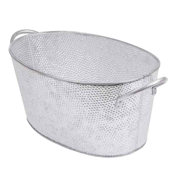 [233.63] Cubitera 7 L 38X23X18 Cm Metal Acero (1 Unid.)