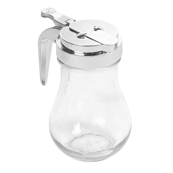 DISPENSADOR JARABES 220 ML 7x7x9,3 CM TRANSPARENTE CRISTAL (1 UNID.)