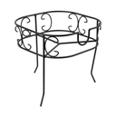 Pedestal Para Código 215.57 'Waki Glass' 21X21X19 Cm Negro Metal (1 Unid.)