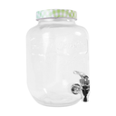 Dispensador Bebidas 'Waki Glass' 4 L Ø 15,5X25 Cm Transparente Cristal (1 Unid.)