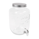 Dispensador Bebidas 'Waki Glass' 8 L Ø 19,5X31 Cm Transparente Cristal (1 Unid.)