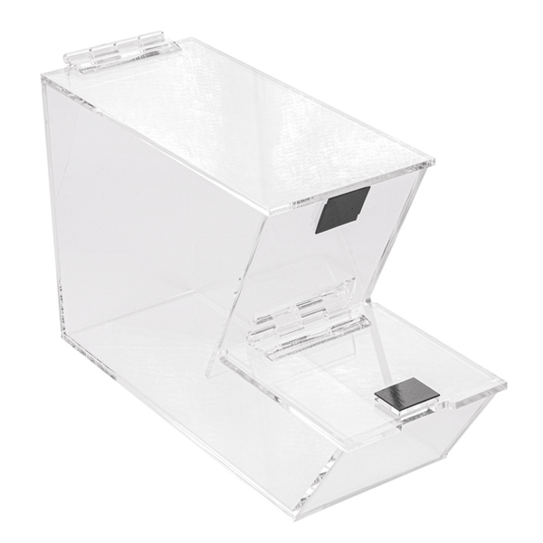 DISPENSADOR PRODUCTOS A GRANEL APILABLE 28x14x10 CM TRANSPARENTE ACRÍLICO (1 UNID.)