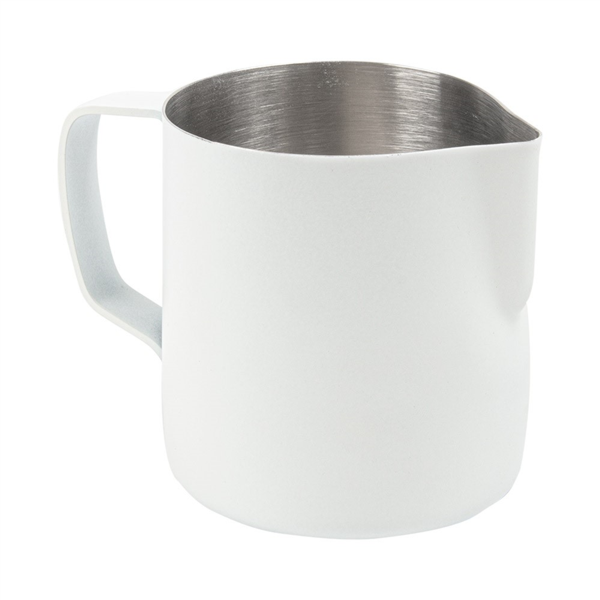 [263.11] LECHERA SIN TAPA 350 ML 12x7x9 CM BLANCO INOX (1 UNID.)