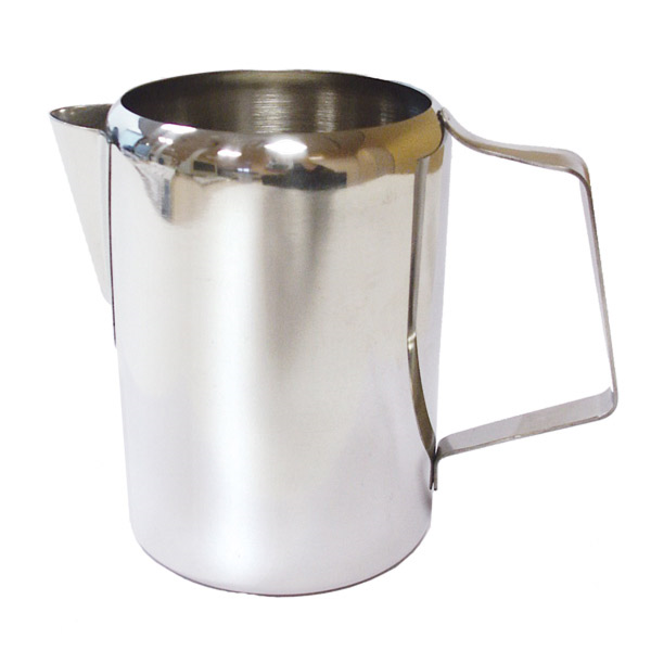 [131.83] Lechera Sin Tapa 600 Ml 13X8X11 Cm Plateado Inox (1 Unid.)