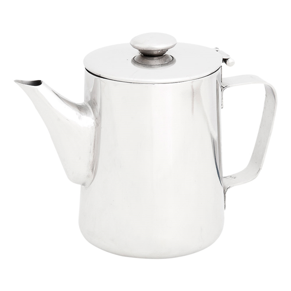 [131.84] JARRA CAFÉ 360 ML 10,5 CM PLATEADO INOX (1 UNID.)