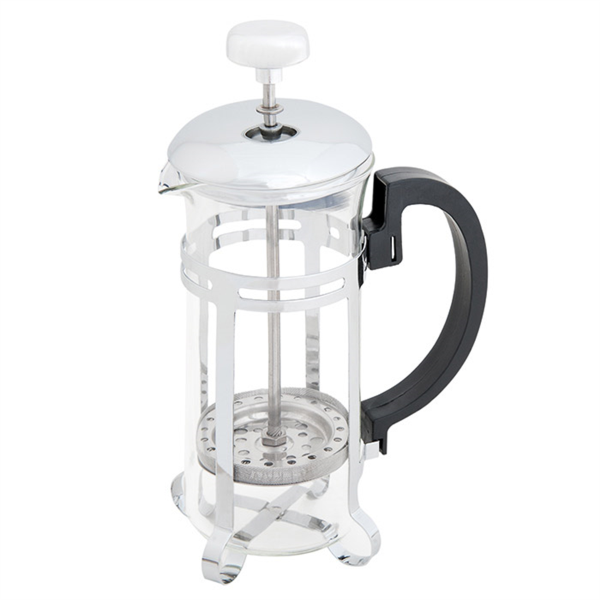 [436.24] Prensa De Café O Té 350 Ml Ø8,5X19 Cm Plateado Inox (1 Unid.)