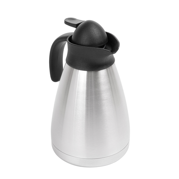[150.86] Termo "Metallic Luster" 1 L 14,3X14,3Xx24 Cm Plateado Inox (1 Unid.)