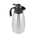 TERMO "METALLIC LUSTER" 1,5 L 14,5x14,5x28 CM PLATEADO INOX (1 UNID.)