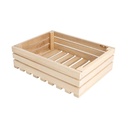 CAJA PRESENTACIÓN BUFFET 20,3x15,2x6 CM NATURAL MADERA (1 UNID.)
