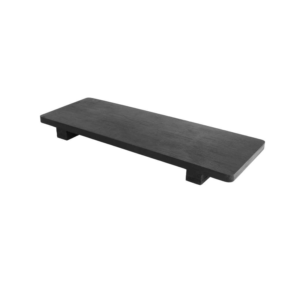 [199.53] Base Sushi 30X11X2,5 Cm Negro Bambú (1 Unid.)