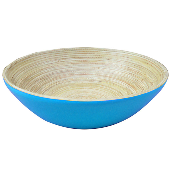BOLES Ø 20x6 CM TURQUESA BAMBÚ (1 UNID.)