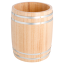 Mini Barril Ø11,5X13,8 Cm Natural Madera (1 Unid.)