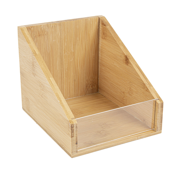 Organizador Condimentos 15X18X14 Cm Natural Bambú (1 Unid.)