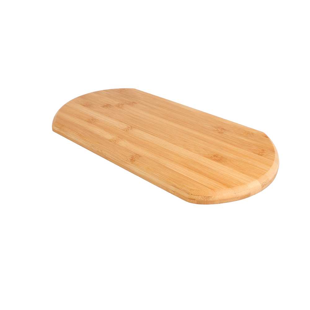 Tabla Oval 21X40X1,5 Cm Natural Bambú (1 Unid.)