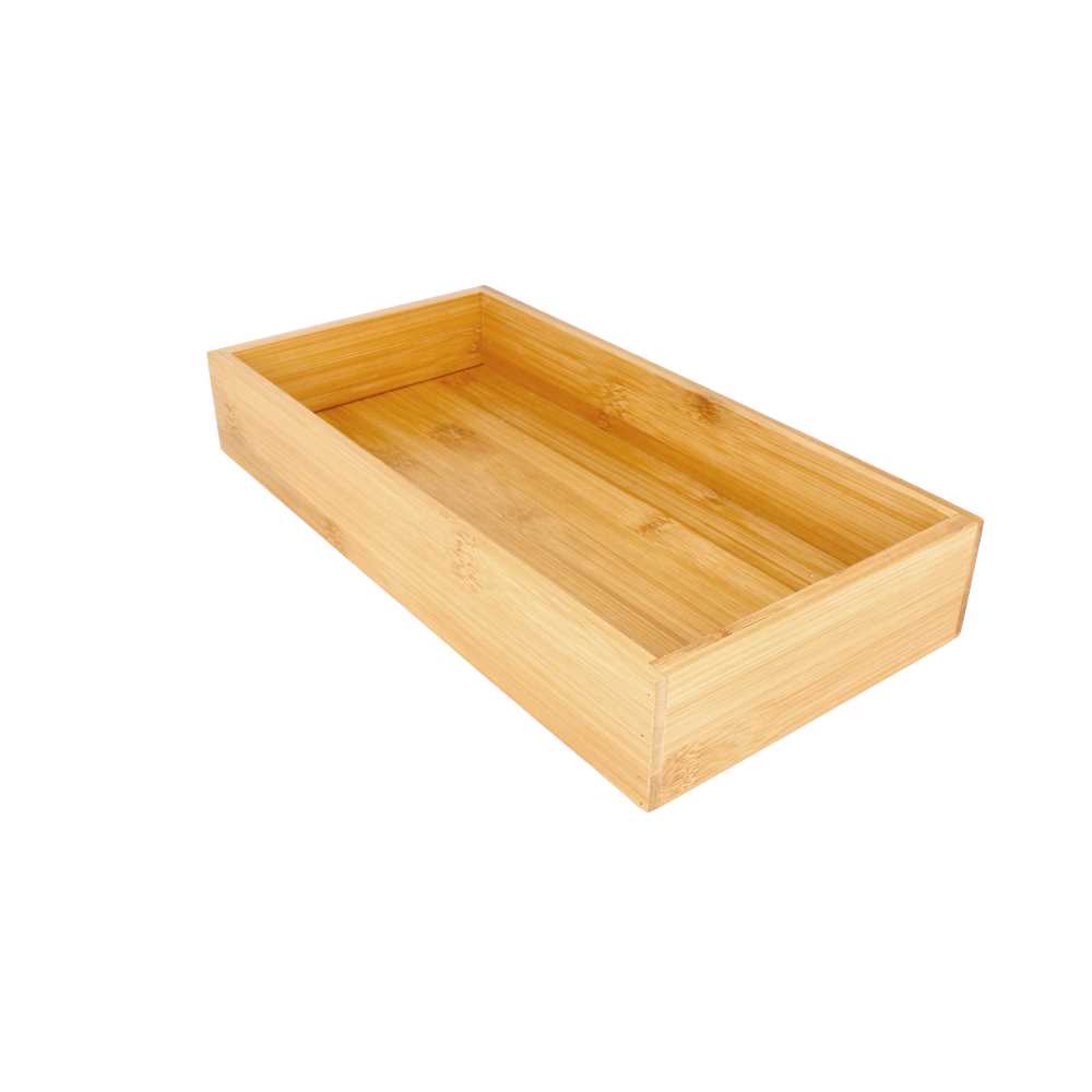 CAJA PARA BUFFET 15,5x31x5 CM NATURAL BAMBÚ (1 UNID.)