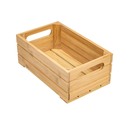 CAJA BUFFET GN 1/4 26,5x16,2x10 CM NATURAL BAMBÚ (1 UNID.)