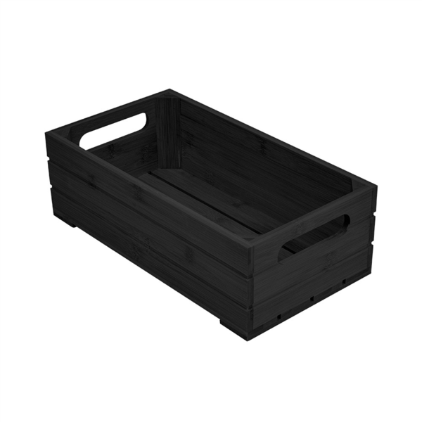 [233.66] Caja Buffet Gn 1/3 32,5X17,6X10 Cm Negro Bambú (1 Unid.)