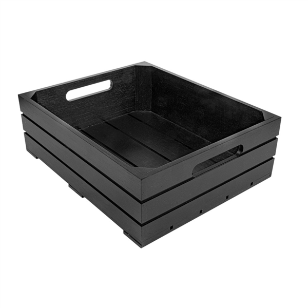 [233.65] CAJA BUFFET GN 1/2 32,5x26,5x10 CM NEGRO BAMBÚ (1 UNID.)