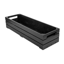 CAJA BUFFET GN 2/4 53x16,2x10 CM NEGRO BAMBÚ (1 UNID.)