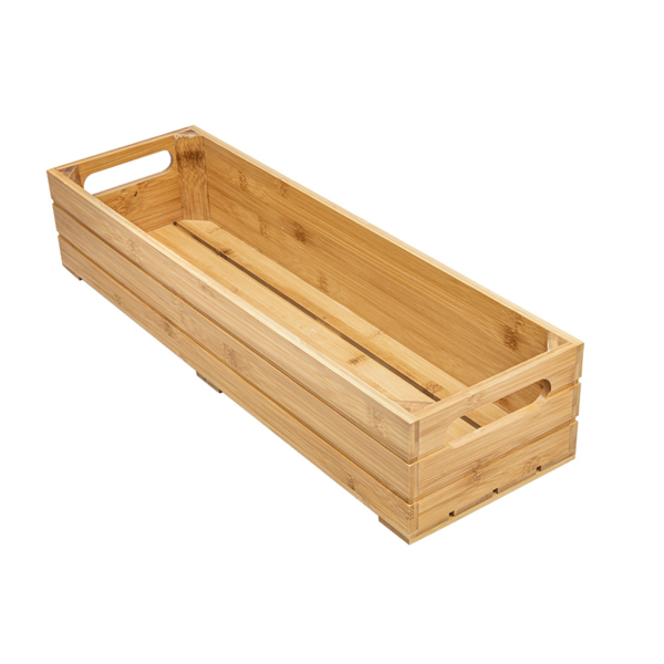 [225.56] Caja Buffet Gn 2/4 53X16,2X10 Cm Natural Bambú (1 Unid.)