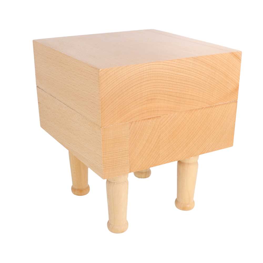 [209.21] ELEVADOR 15,25x15,25x17,5 CM NATURAL MADERA (1 UNID.)