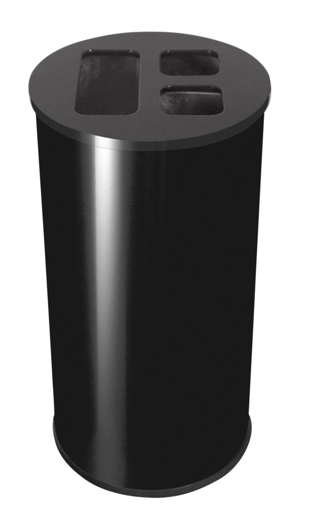 [8991004] CONTENEDOR 60L NEGRO 3 BANDEJAS BASURA