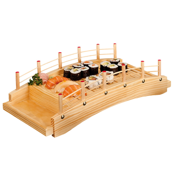 PUENTE MARISCOS 43x21,5x12,5 CM NATURAL MADERA (1 UNID.)