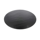 Tablas Redondas Símil Pizarra 'Asami Ware' Ø 43X4 Cm Negro Melamina (3 Unid.)