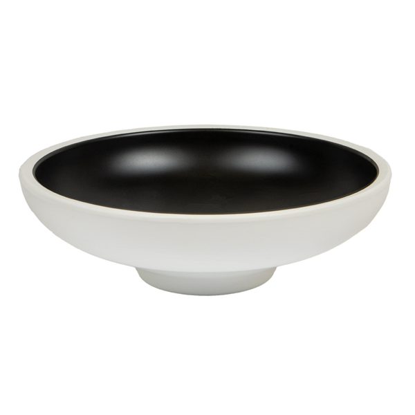 BOLES 'ASAMI WARE' 1960 ML Ø 25,5x8 CM NEGRO MELAMINA (3 UNID.)