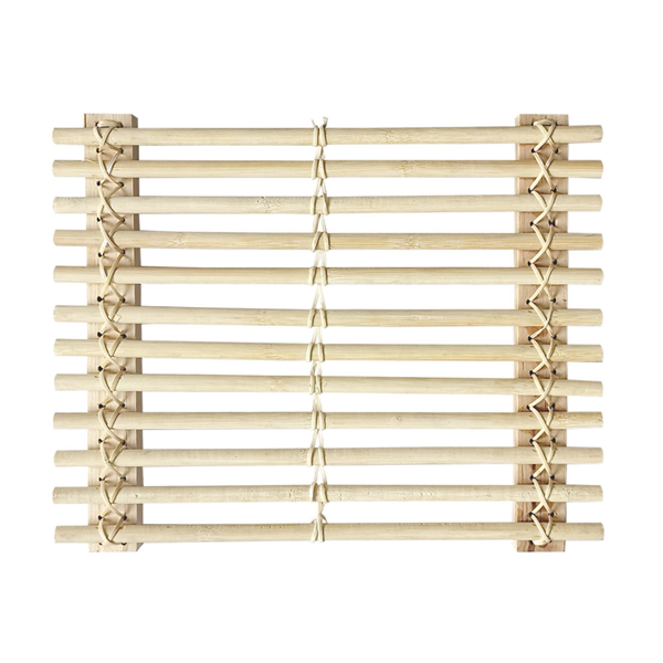 [233.73] ESTERA PRESENTACIÓN 32,5x26,5 CM NATURAL BAMBÚ (10 UNID.)