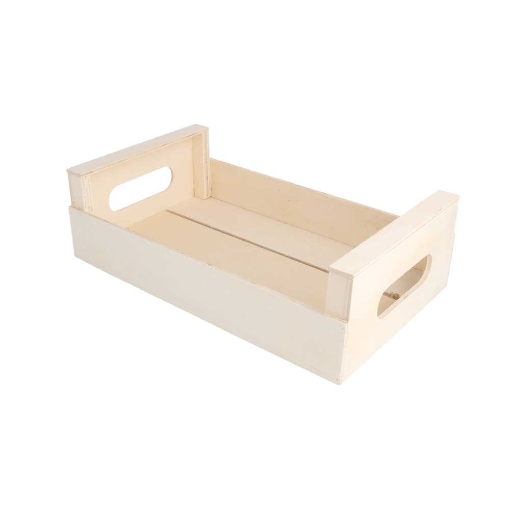 [217.28] Mini Cajas 25X15X7,5 Cm Natural Madera (20 Unid.)