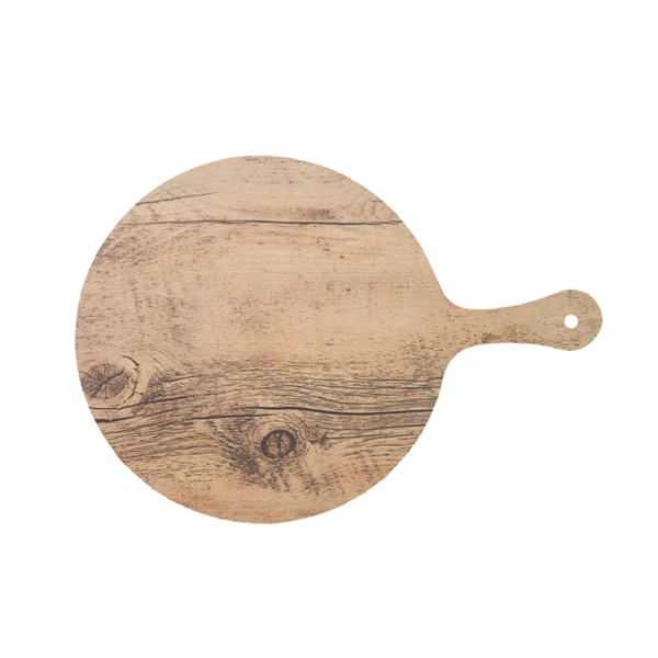 Tablas Redondas Con Asa 'Asami Ware' Ø38X53X0,4 Cm Símil Madera Melamina (3 Unid.)