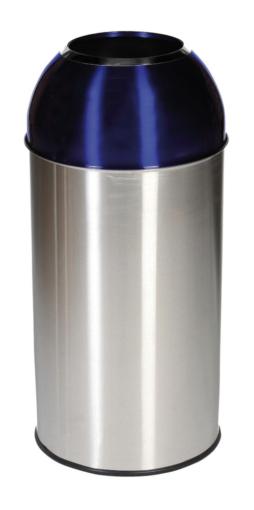 [8991424] Papelera Open Dome Azul Areas Comunes
