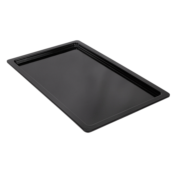 [161.81] Cubetas Gn 1/1 53 X 32,5 X 2 (H) Cm Negro Melamina (6 Unid.)