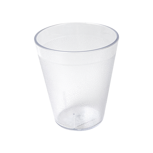 [157.37] VASOS APILABLES 320 ML Ø 8,6/5,4x9,7 CM TRANSPARENTE POLICARBONATO (1 UNID.)