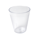VASOS APILABLES 320 ML Ø 8,6/5,4x9,7 CM TRANSPARENTE POLICARBONATO (1 UNID.)