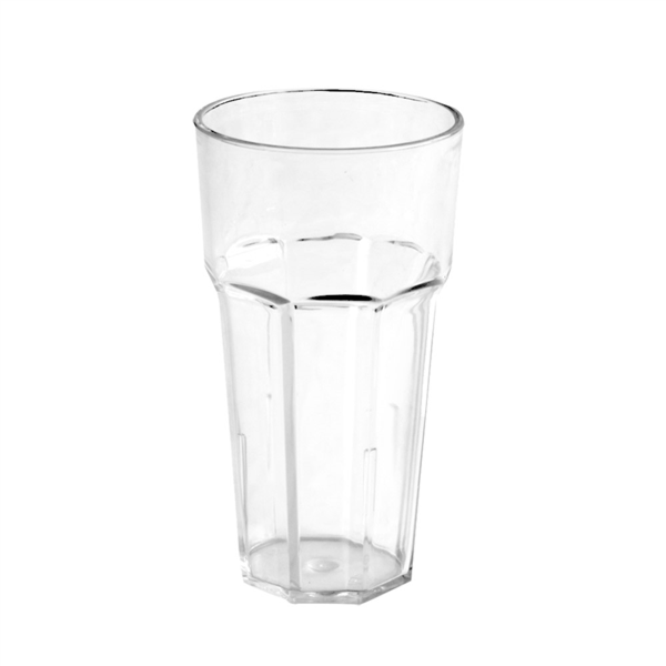 [192.94] Vasos Apilables 530 Ml Ø 8,8/6,2X16 Cm Transparente Policarbonato (1 Unid.)