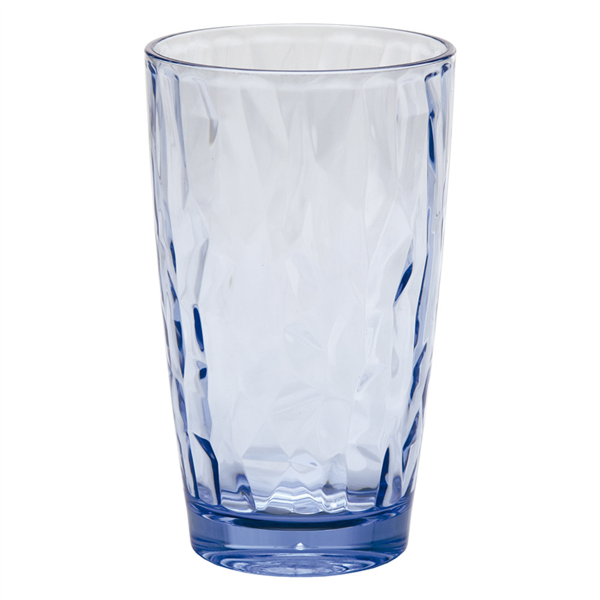 [263.14] VASOS 480 ML Ø 8,5/6,1x14,3 CM AZUL POLICARBONATO (6 UNID.)